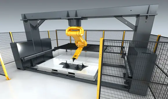 Laser dorato 3D Robot Macchina di Taglio Laser