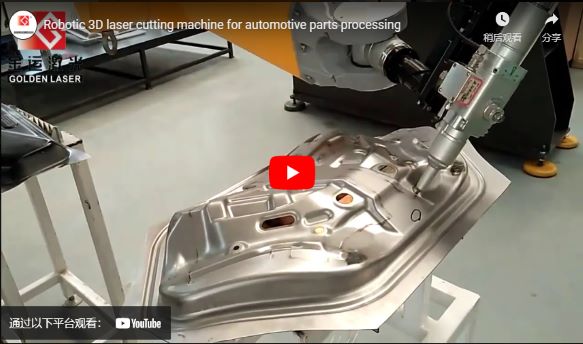 Macchina da taglio Laser 3D robotica per la lavorazione di parti automobilistiche