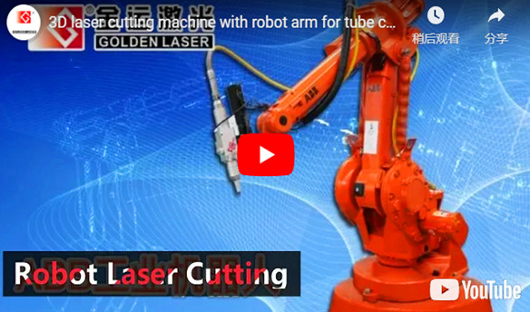 Macchina da taglio Laser 3D con braccio robotico per il taglio di tubi
