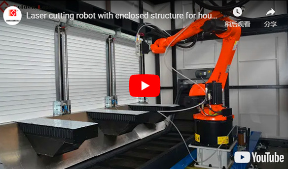 Robot da taglio Laser con struttura chiusa per la produzione di elettrodomestici